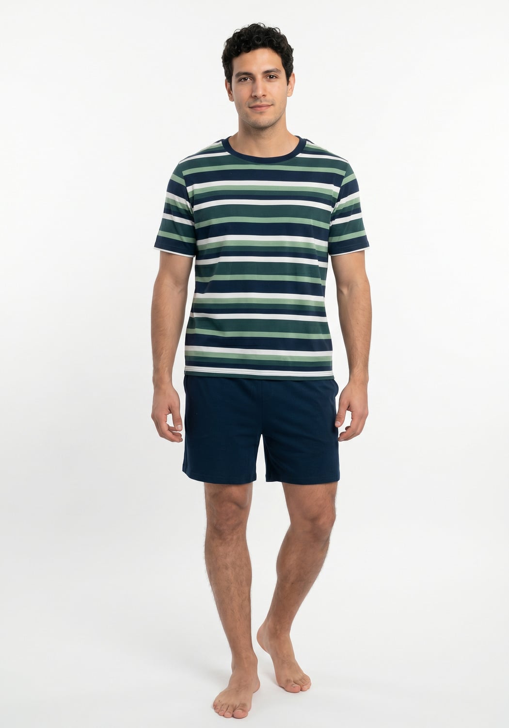 PIJAMA HOMBRE SHORT ALGODON - 1