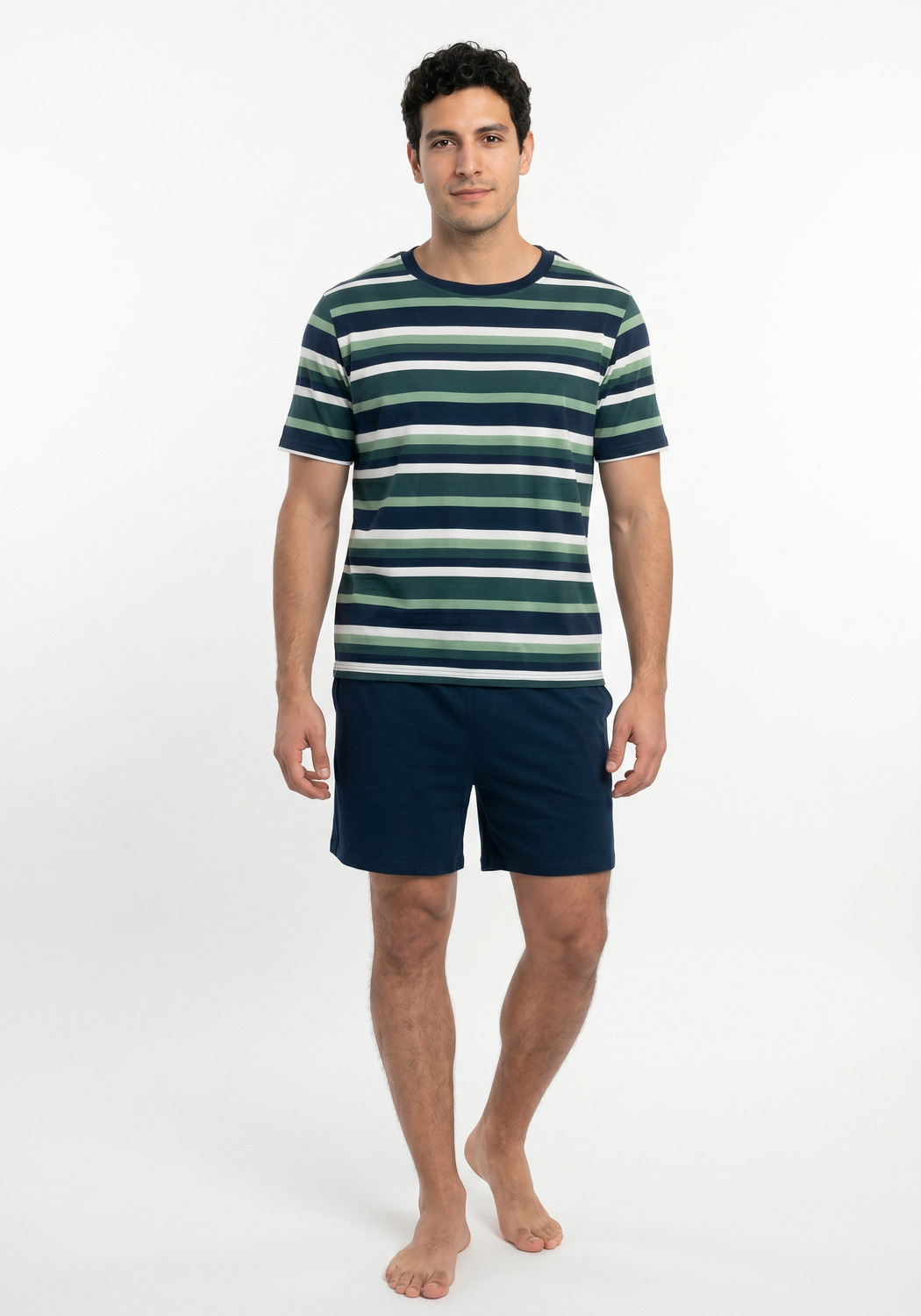 PIJAMA HOMBRE SHORT ALGODON - 1