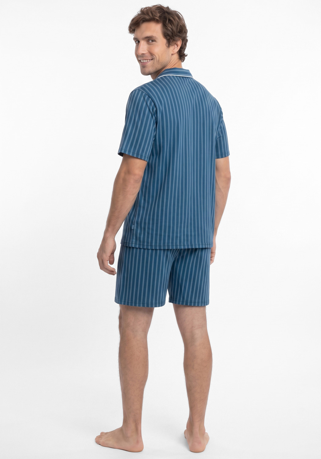 PIJAMA HOMBRE SHORT ALGODON - 2
