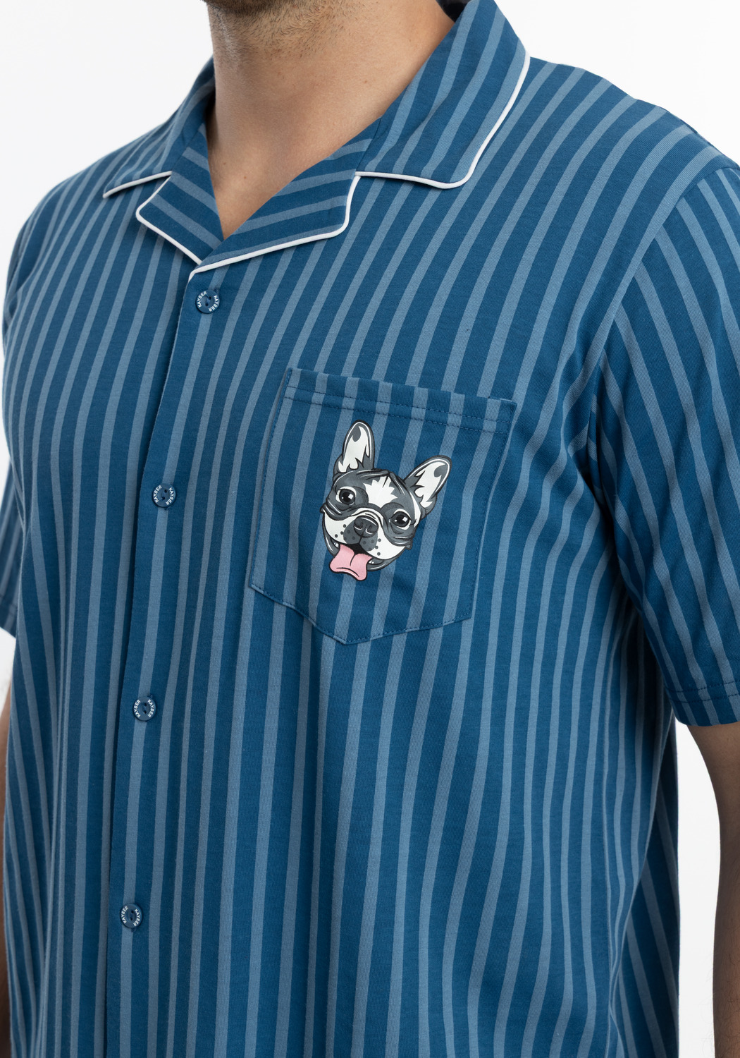 PIJAMA HOMBRE SHORT ALGODON - 3