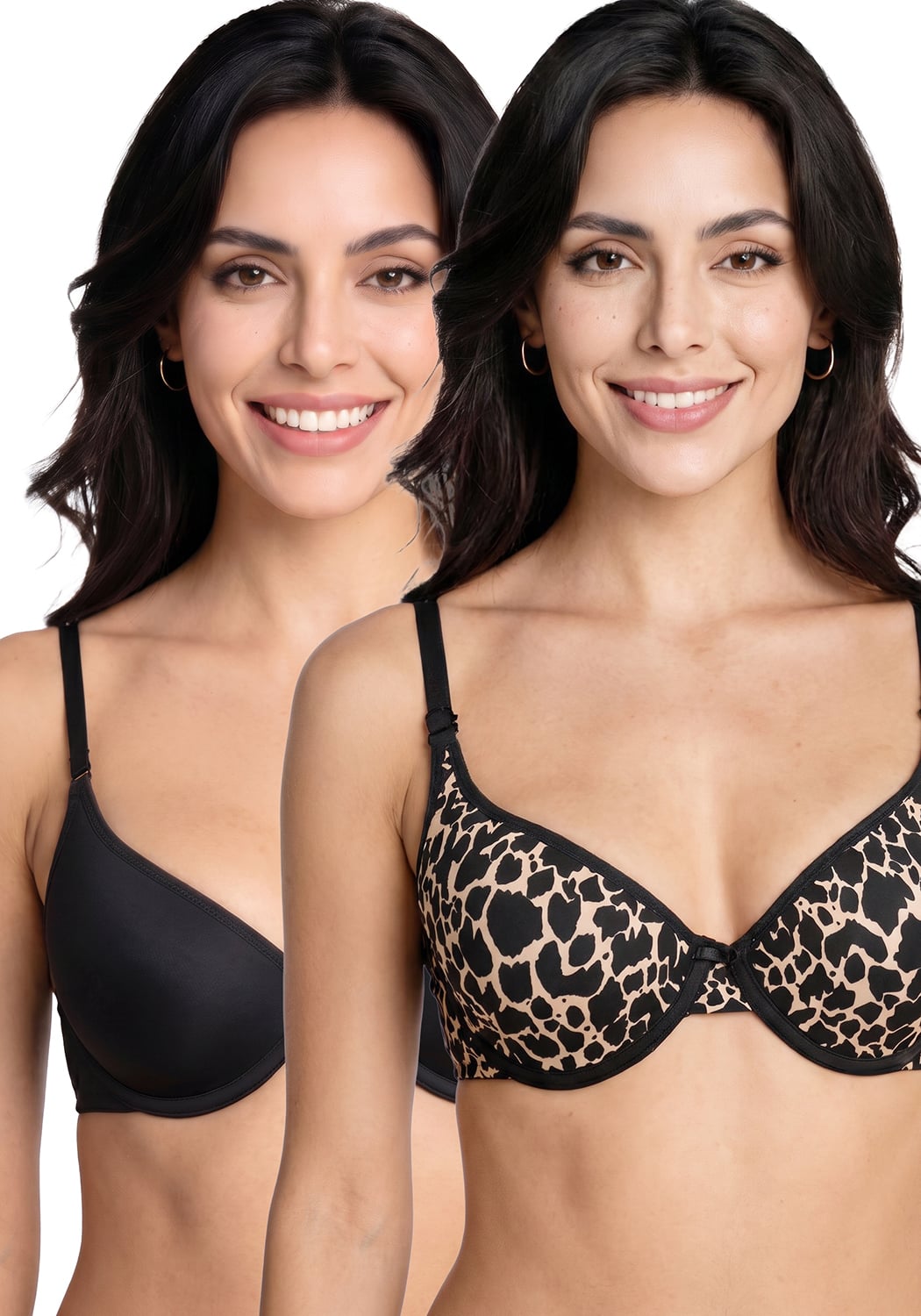 PACK DE 2 SOSTEN PUSH UP MICROFIBRA - 1
