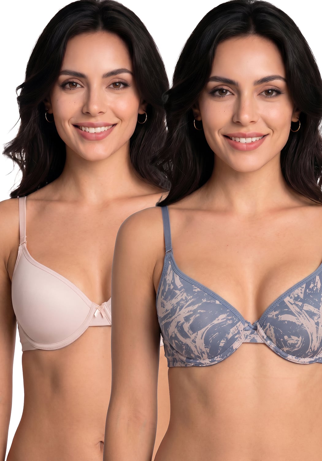 PACK DE 2 SOSTEN PUSH UP MICROFIBRA - 1