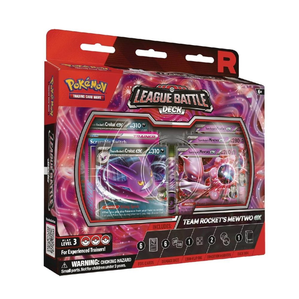 TEAM ROCKET MEWTWO EX LEAGUE BATTLE DECK POKEMON TCG INGLES - 1