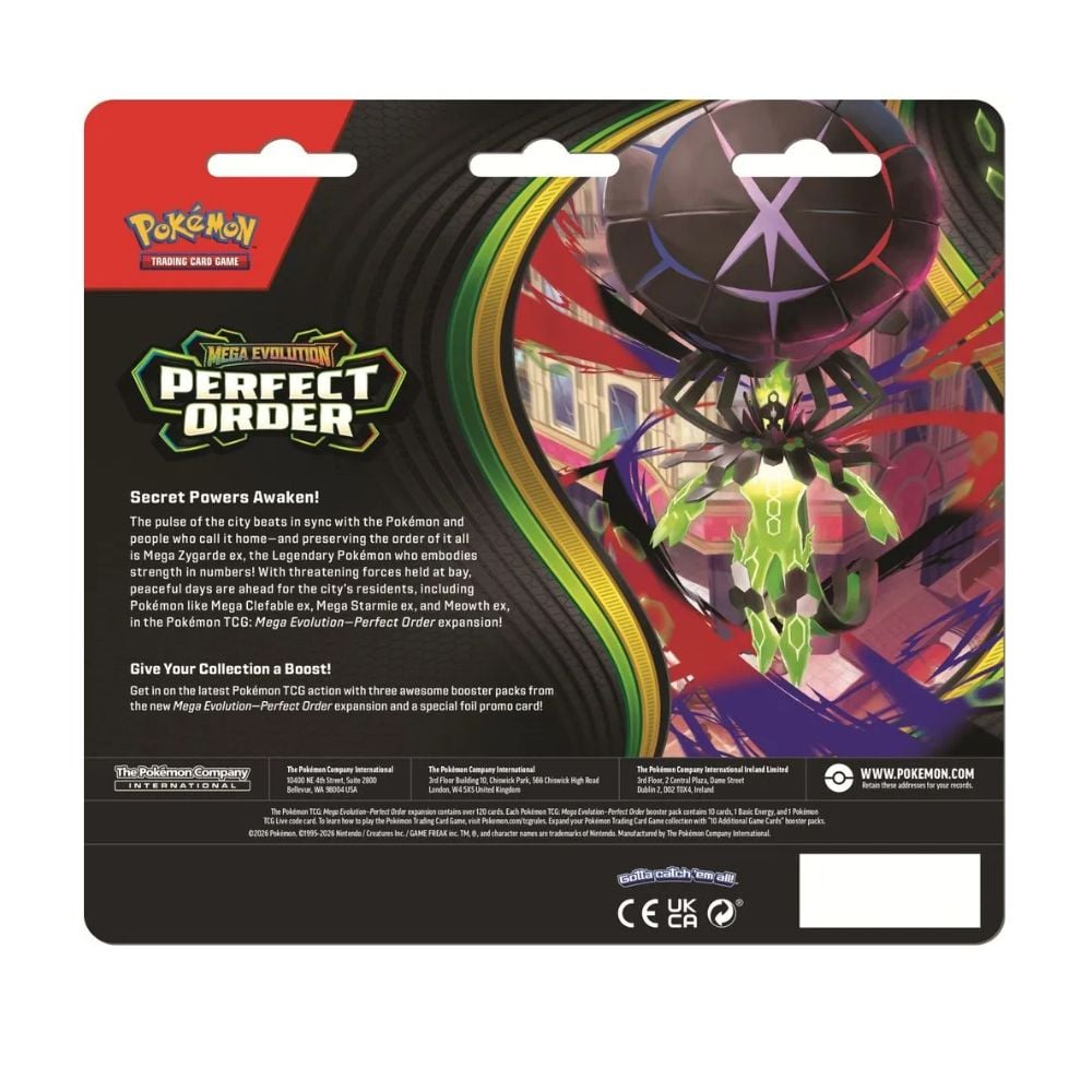 MEGA EVOLUTION PERFECT ORDER POKEMON TCG BLISTER INGLES - 3