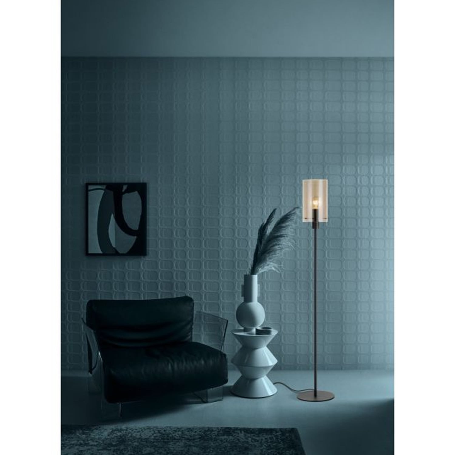 LAMPARA DE PIE POLVERARA 1X60W - 4