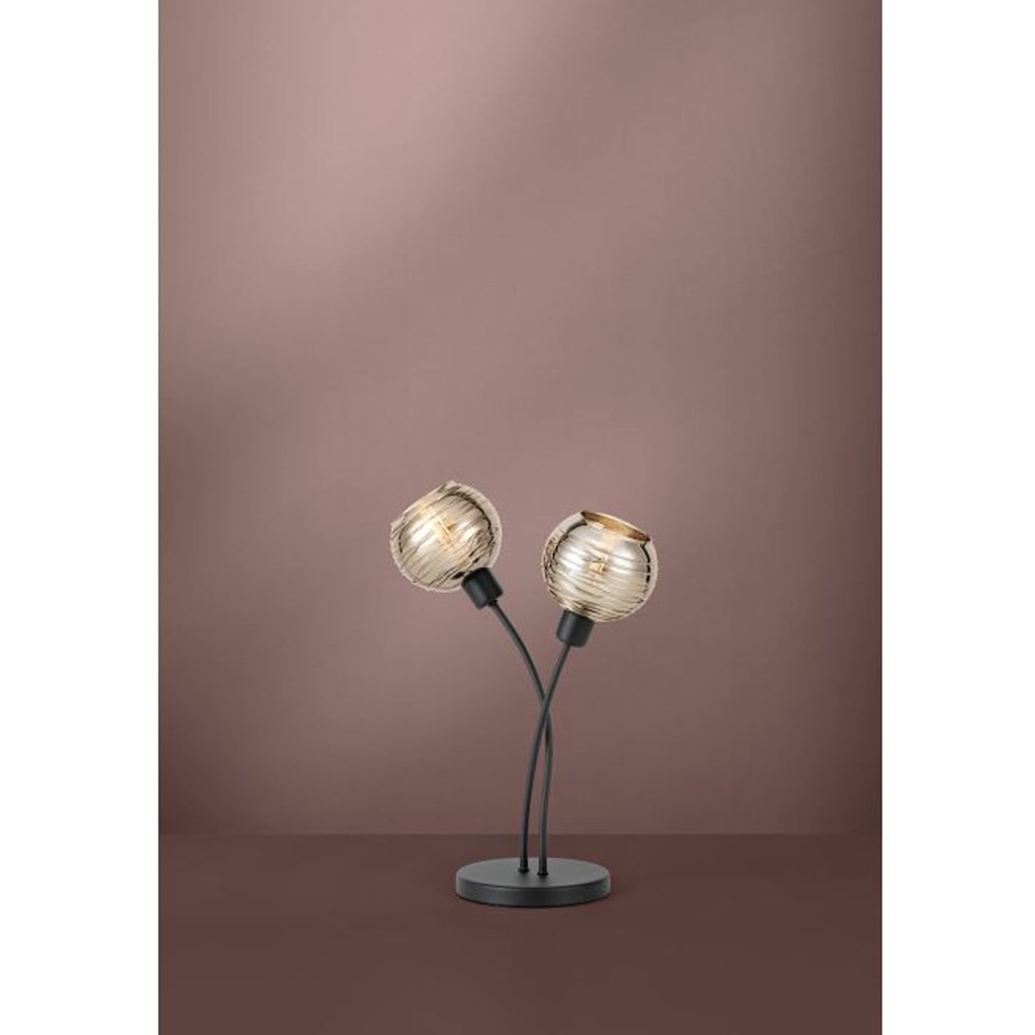 LAMPARA DE MESA CREPPO 2X40W - 3