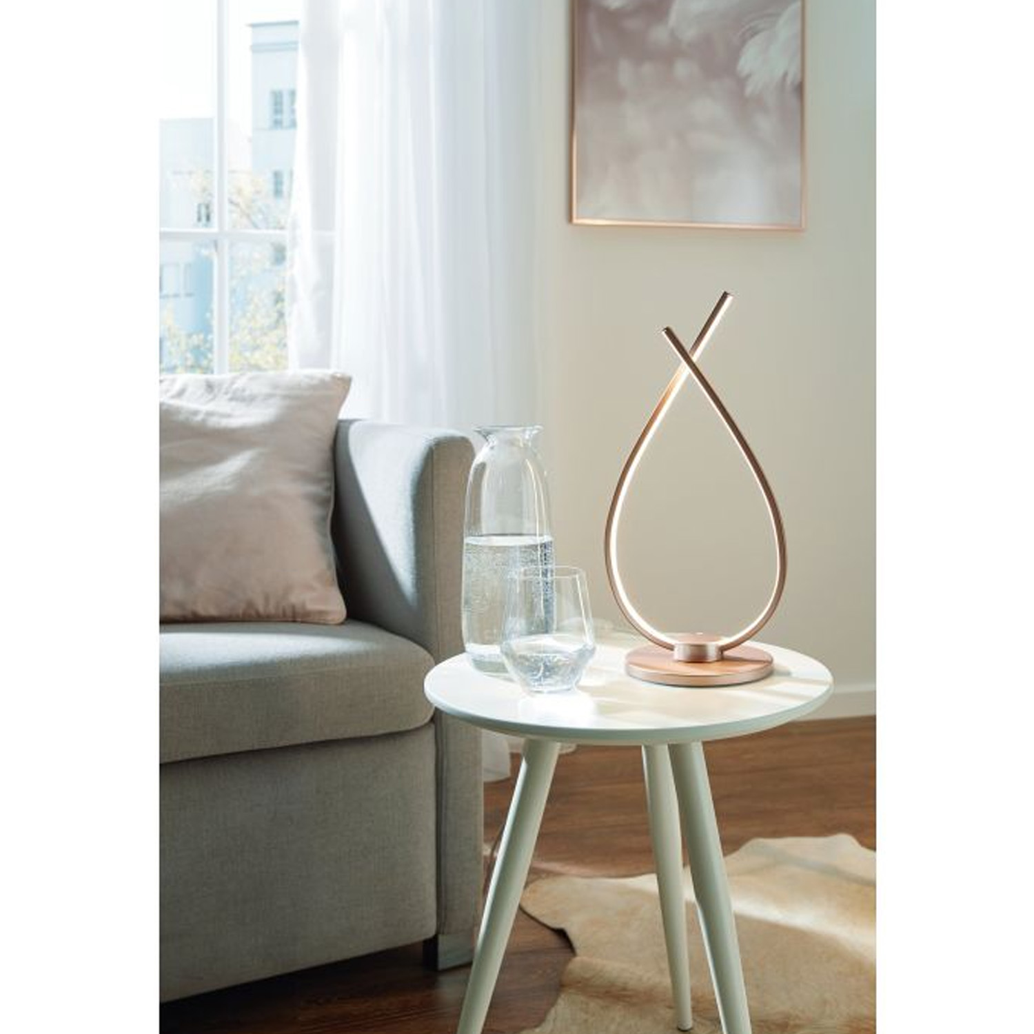 LAMPARA DE MESA PALOZZA 1X14W D185 - 4