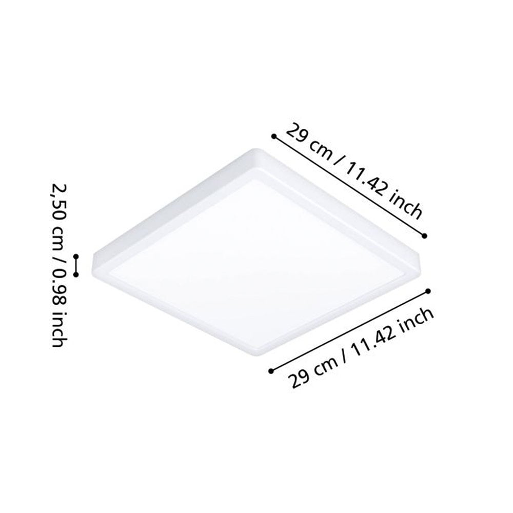 LAMP TECHO FUEVA 6 13W BLANCO - 2