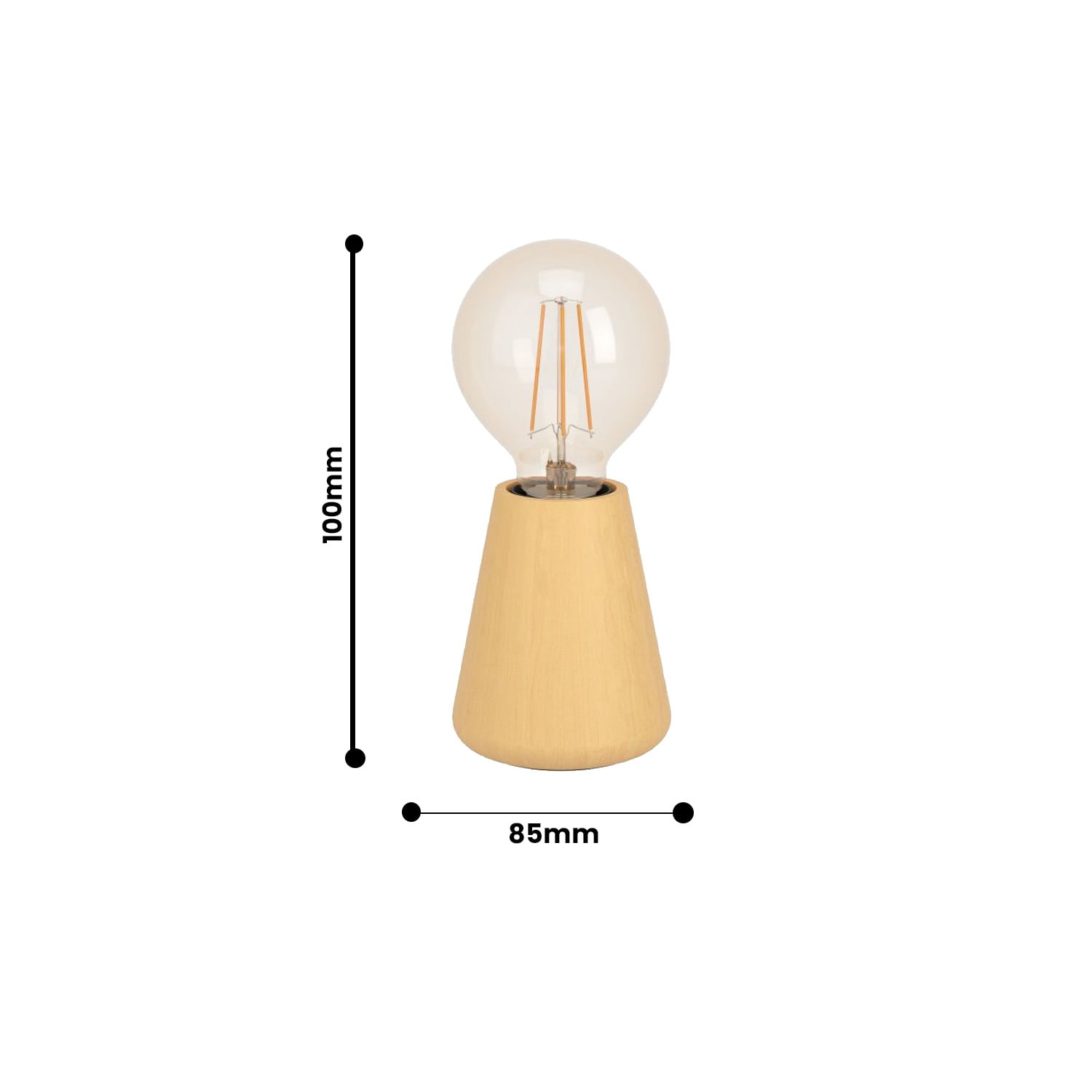 LAMPARA DE MESA ASBY 1X40W - 2