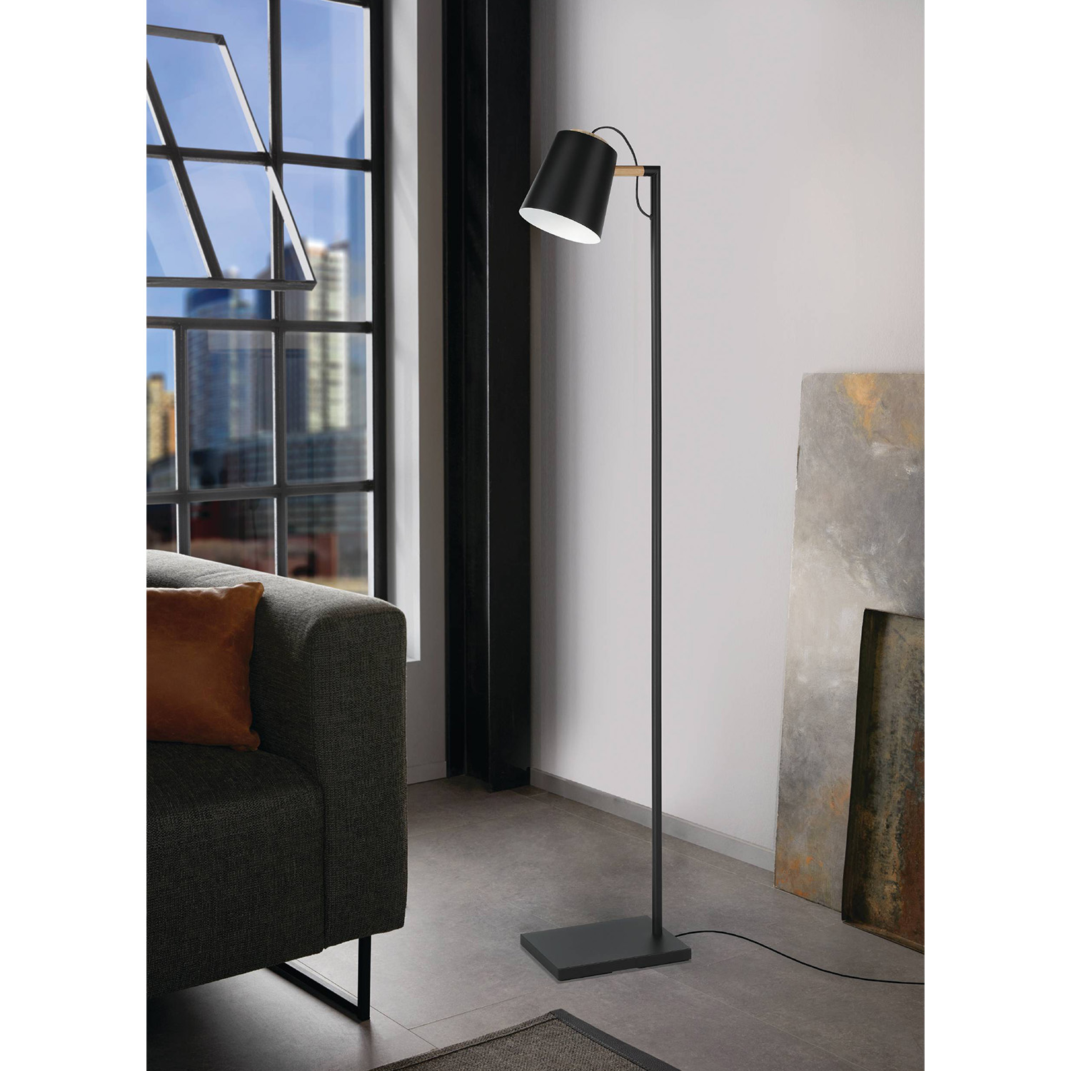 LAMPARA DE PIE LACEY 1X40W - 4