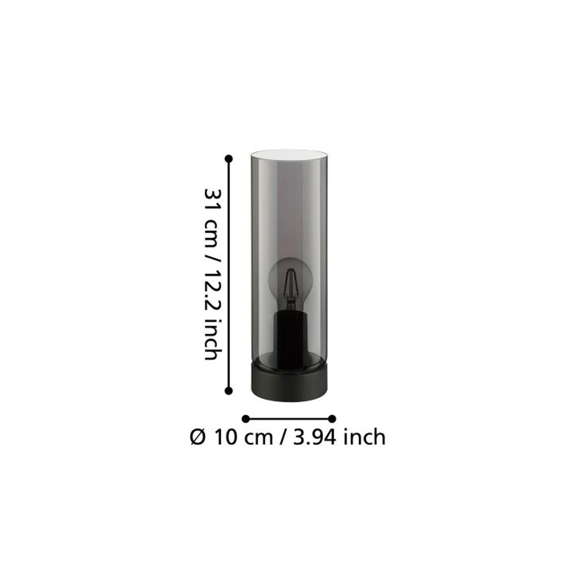 LAMPARA DE MESA DAMASCO 1 1X60W - 4