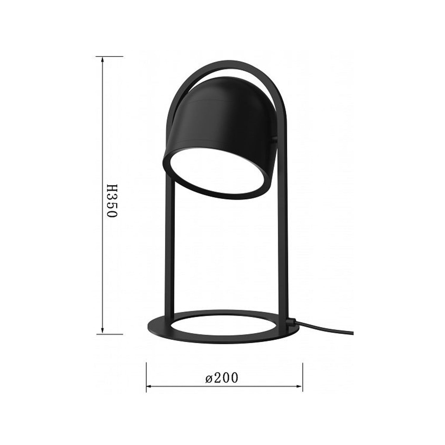 LAMPARA DE MESA NIZZA D200 10.5W - 2