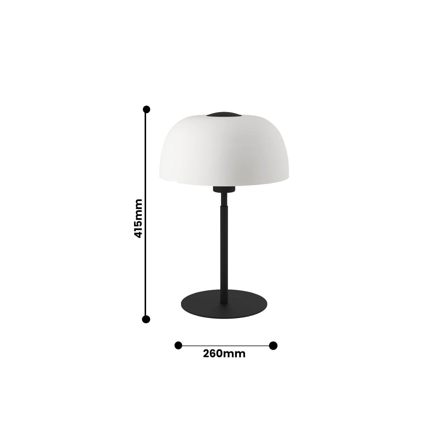 LAMPARA DE MESA SOLO 2 D260 - 2