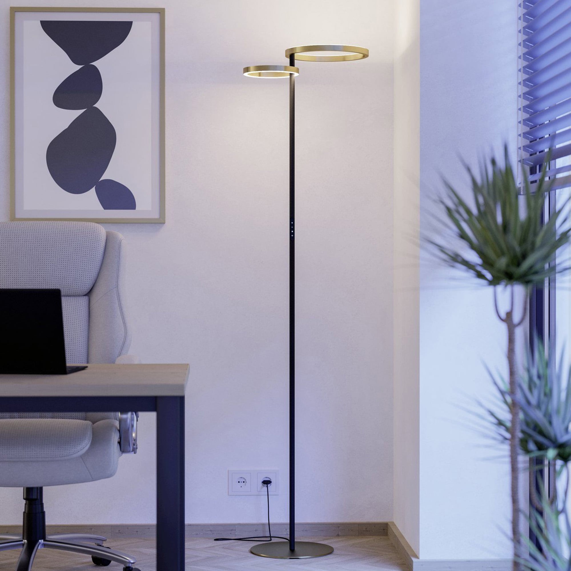 LAMPARA DE PIE CASTELPOTO 1 LED 16W - 4