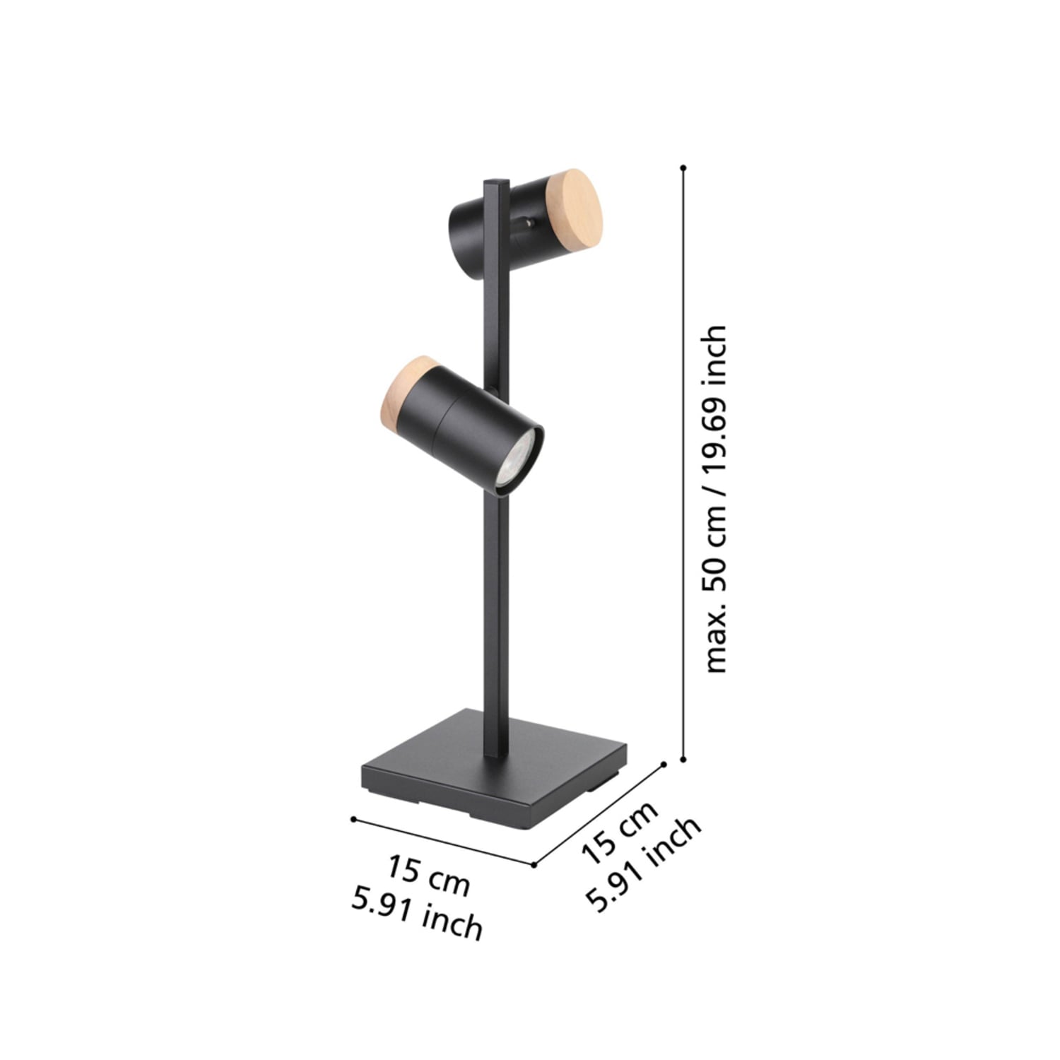 LAMPARA DE MESA CARTAGENA 2X4.5W - 2