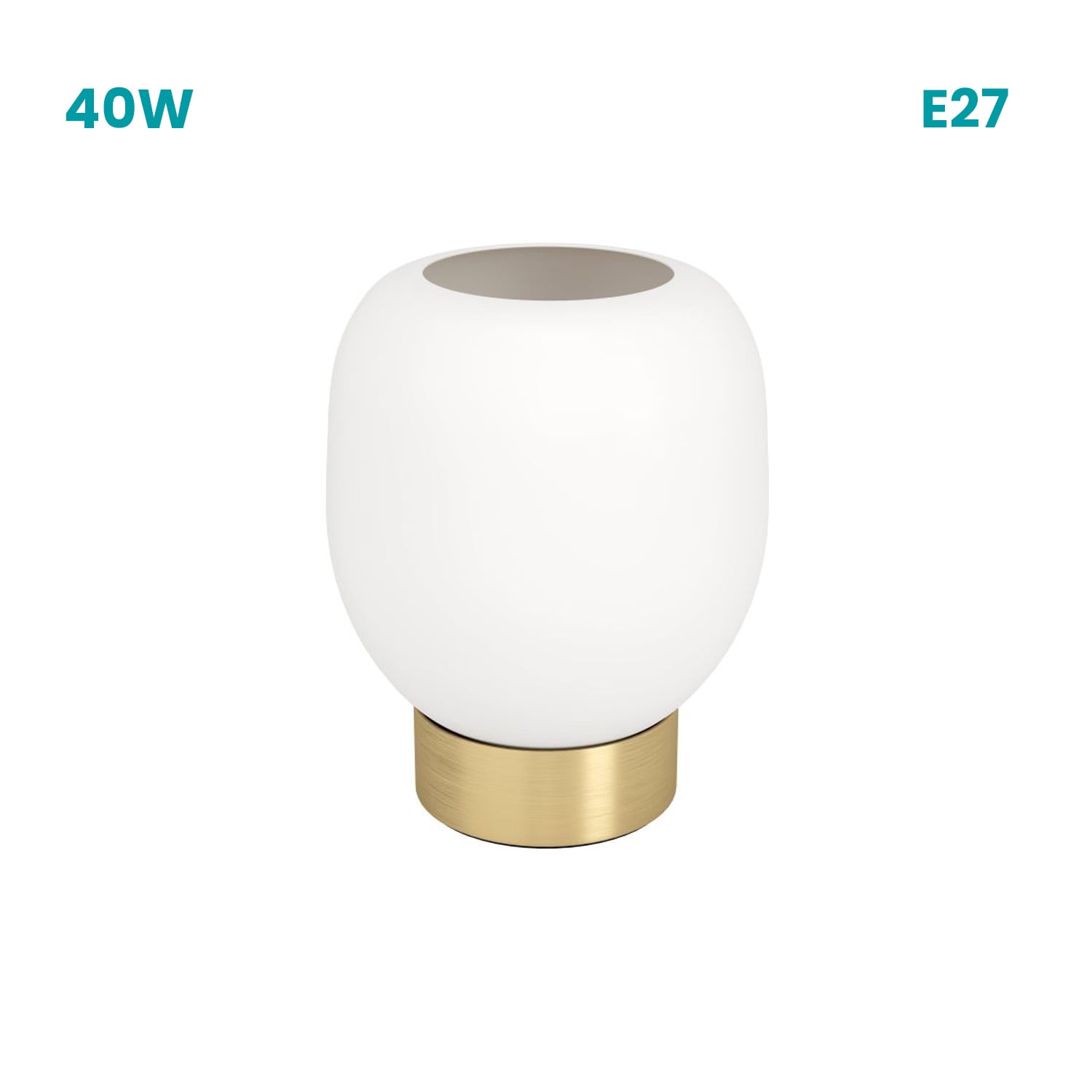 LAMPARA DE MESA MANZANARES 1X40W - 1