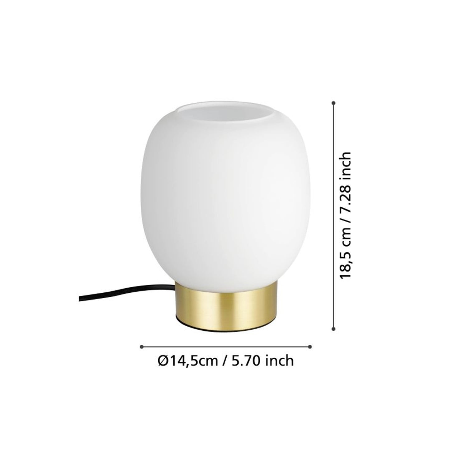 LAMPARA DE MESA MANZANARES 1X40W - 2