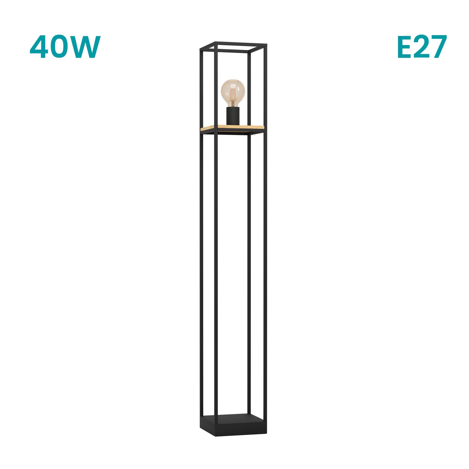 LAMPARA DE PIE LIBERTAD 1X40W - 1