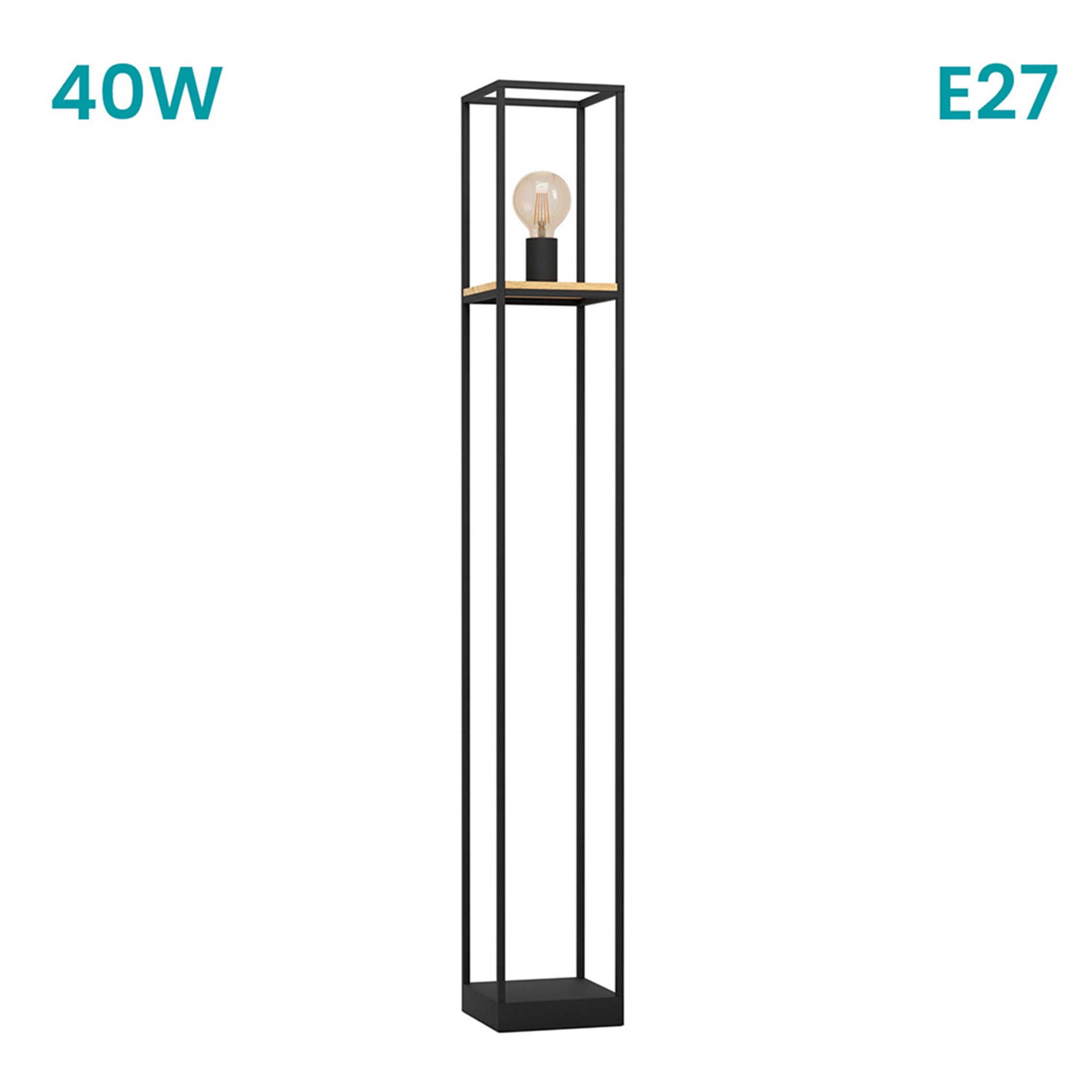 LAMPARA DE PIE LIBERTAD 1X40W - 4