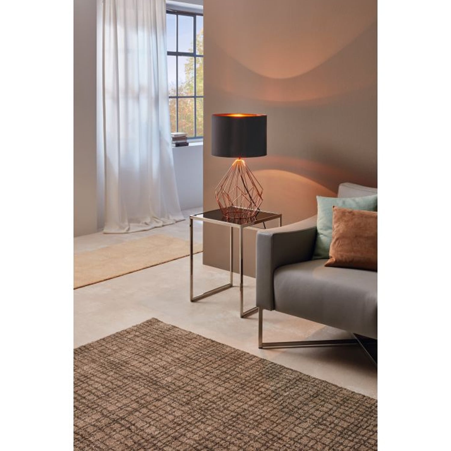 LAMPARA DE MESA PEDREGAL 1 1X60W - 3