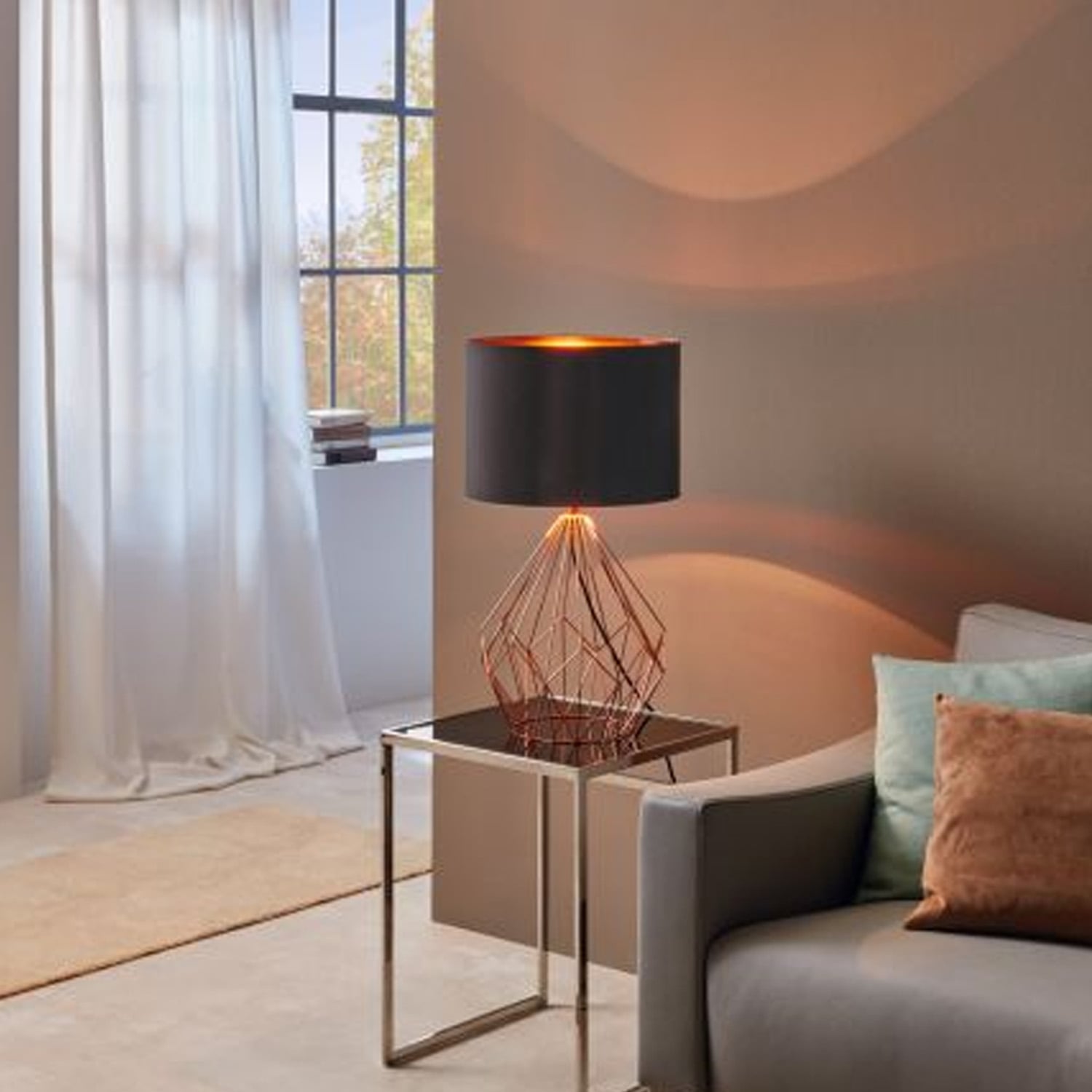 LAMPARA DE MESA PEDREGAL 1 1X60W - 4