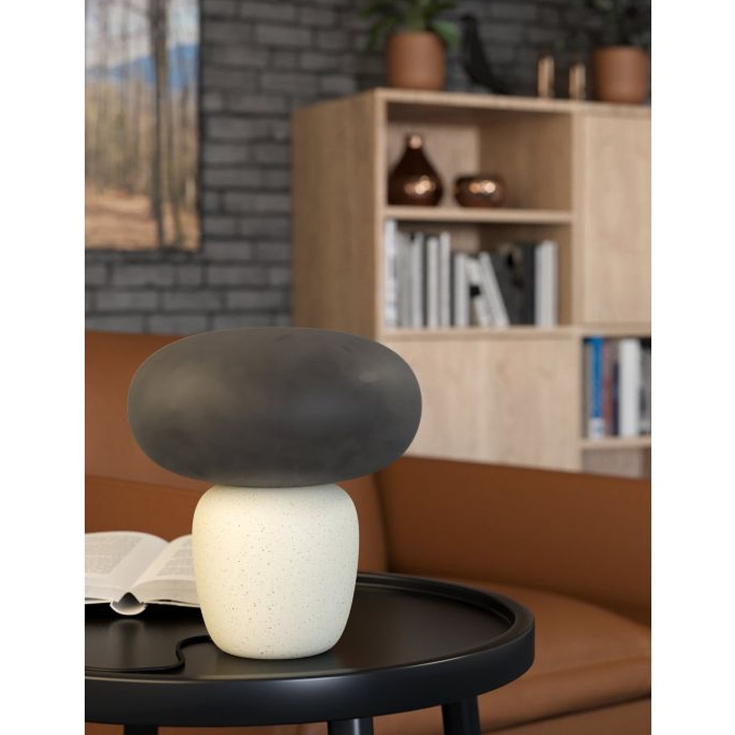 LAMPARA DE MESA CAHUAMA GRIS 1X40W D275 - 4