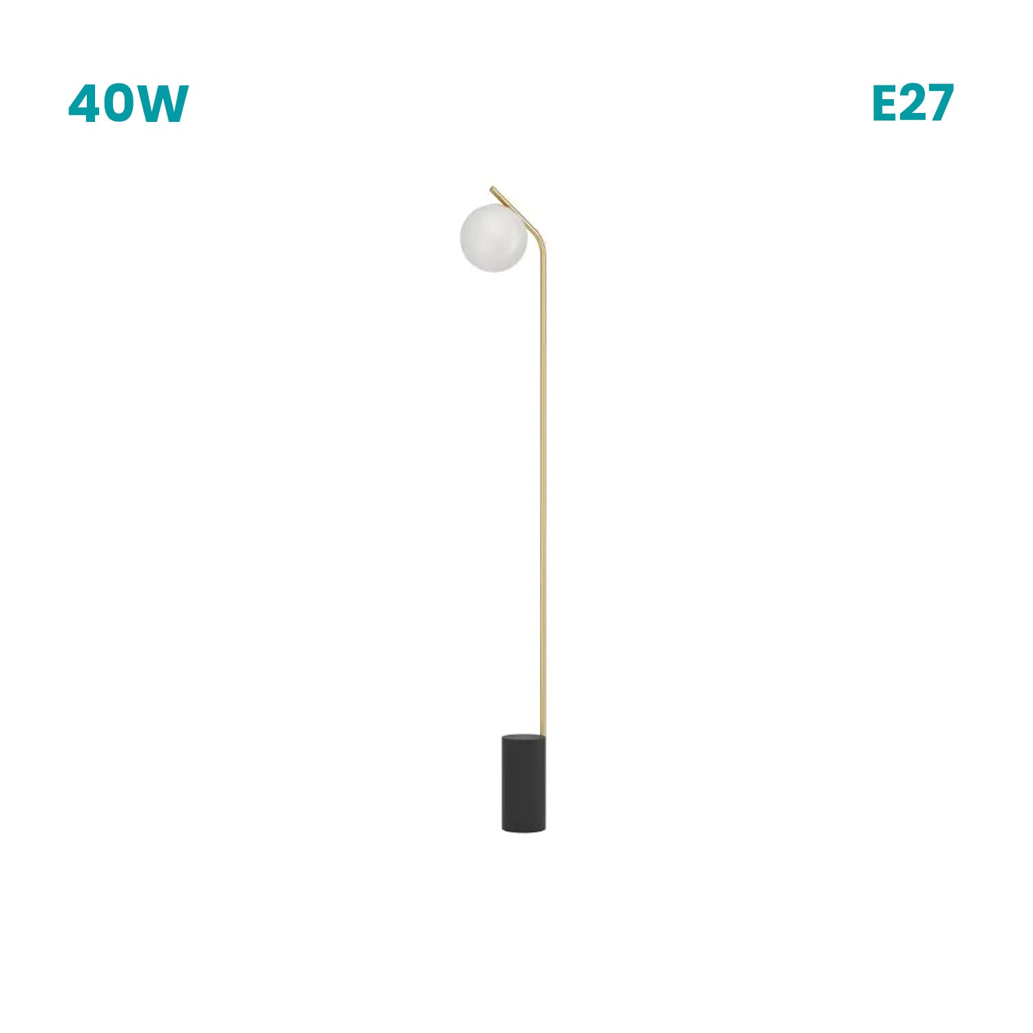 LAMPARA DE PIE BETULIA 1X40W - 1