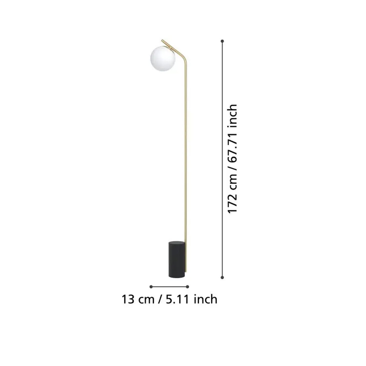 LAMPARA DE PIE BETULIA 1X40W - 2