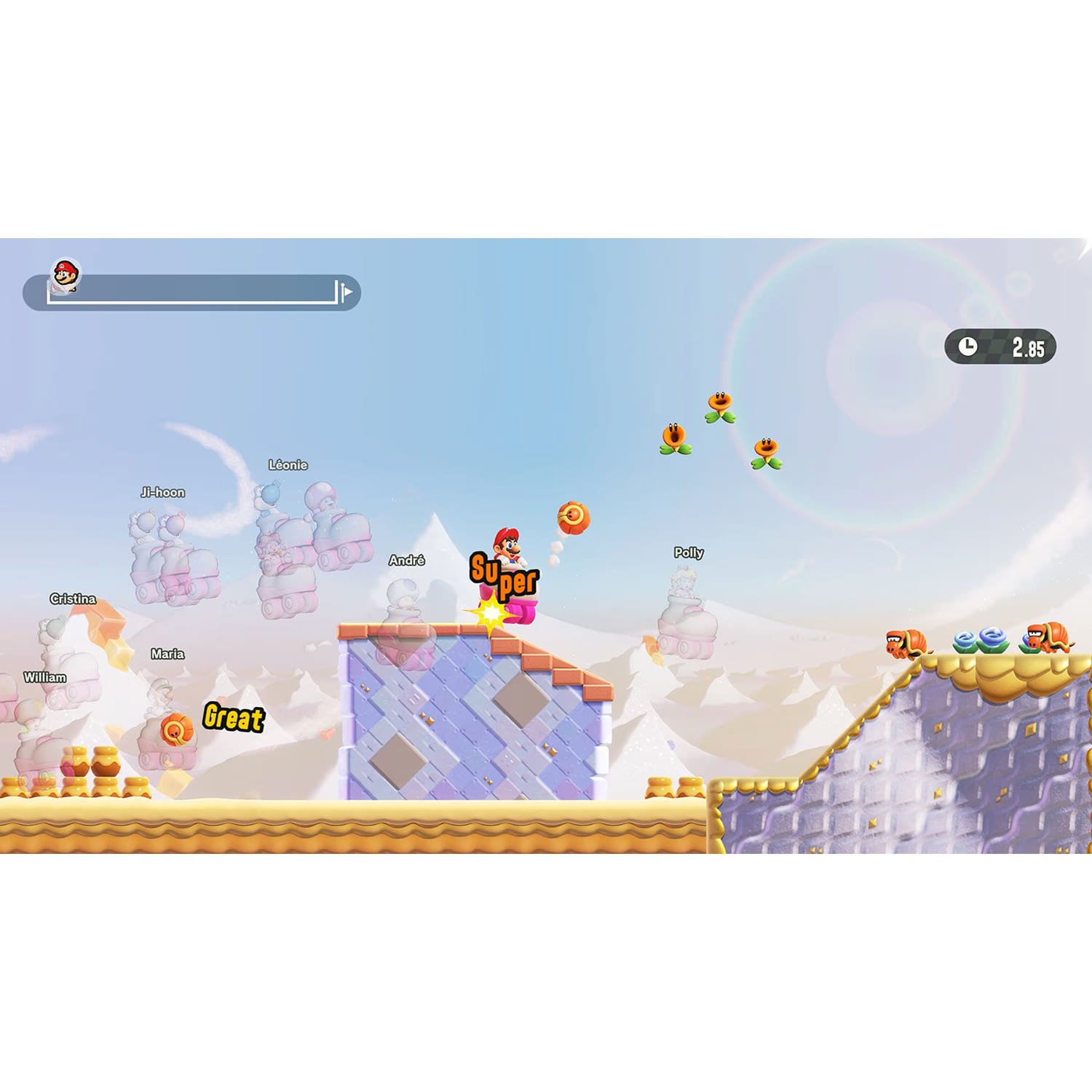 SUPER MARIO BROS WONDER + MEETUP IN BELLABEL PARK NINTENDO SWITCH 2 - 4