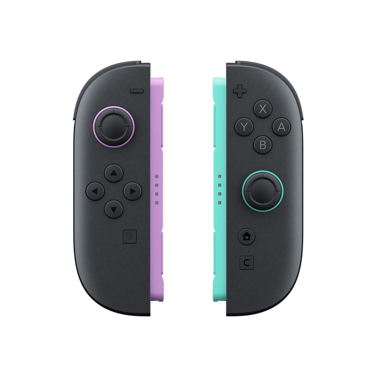 JOY CON NINTENDO SWITCH 2 LIGHT PURPLE / LIGHT GREEN - 3