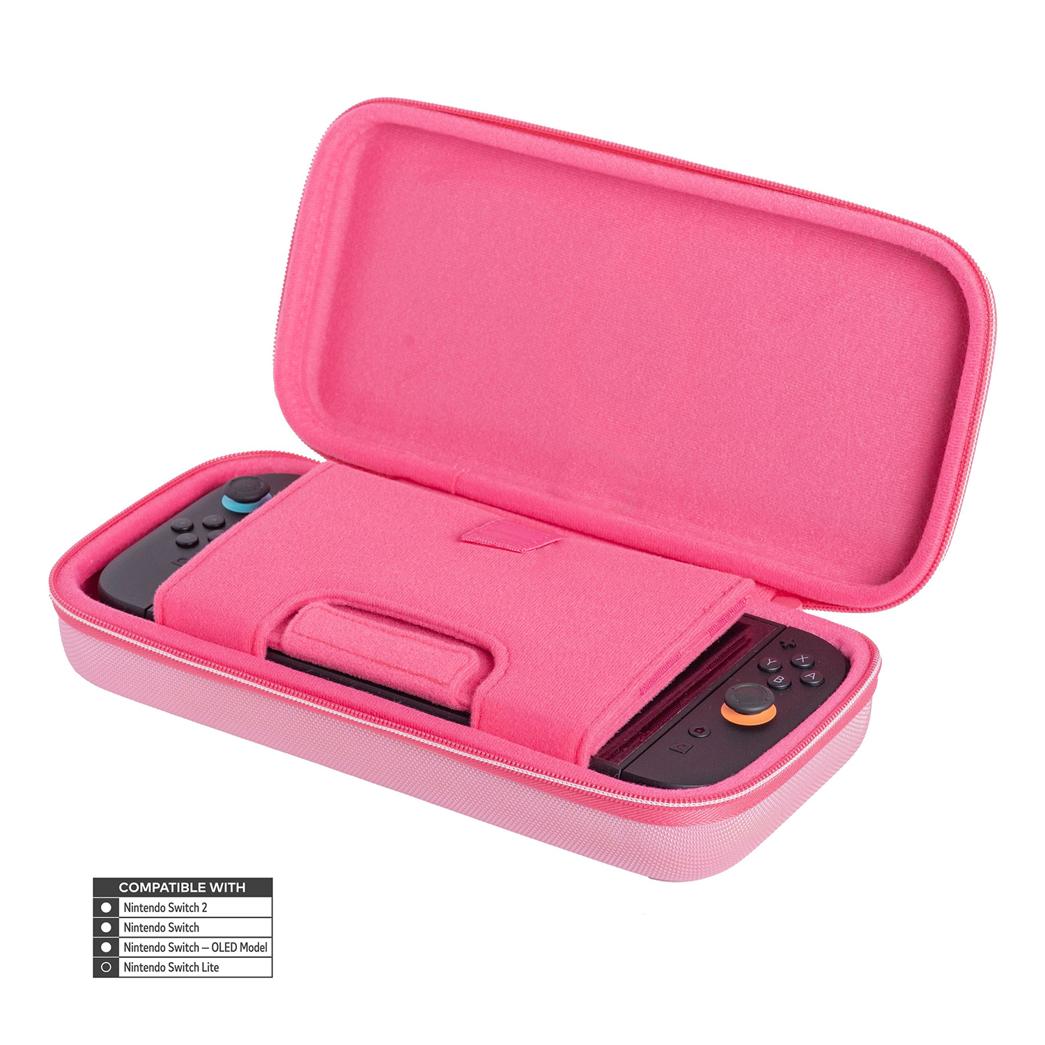 ESTUCHE GAME TRAVELER DELUXE TRAVEL CASE PEACH ROSA PP12 PARA NINTENDO SWITCH 2 - 3