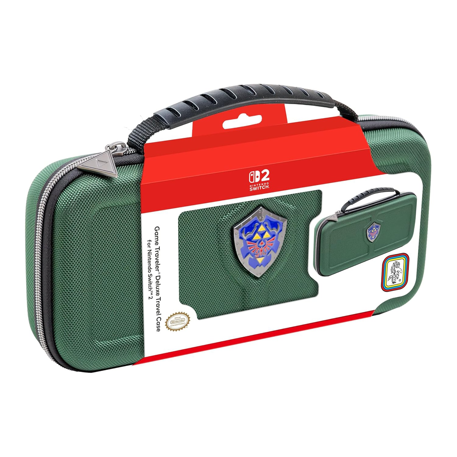 ESTUCHE GAME TRAVELER DELUXE TRAVEL CASE ZELDA HS12GRN PARA NINTENDO SWITCH 2 - 1