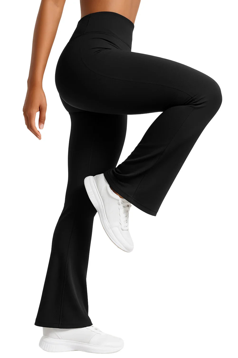 LEGGINGS DEPORTIVAS MUJER MOTION FLARE NEGRO - 1