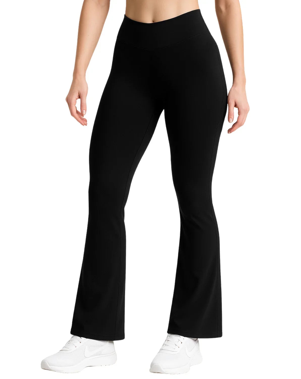 LEGGINGS DEPORTIVAS MUJER MOTION FLARE NEGRO - 2