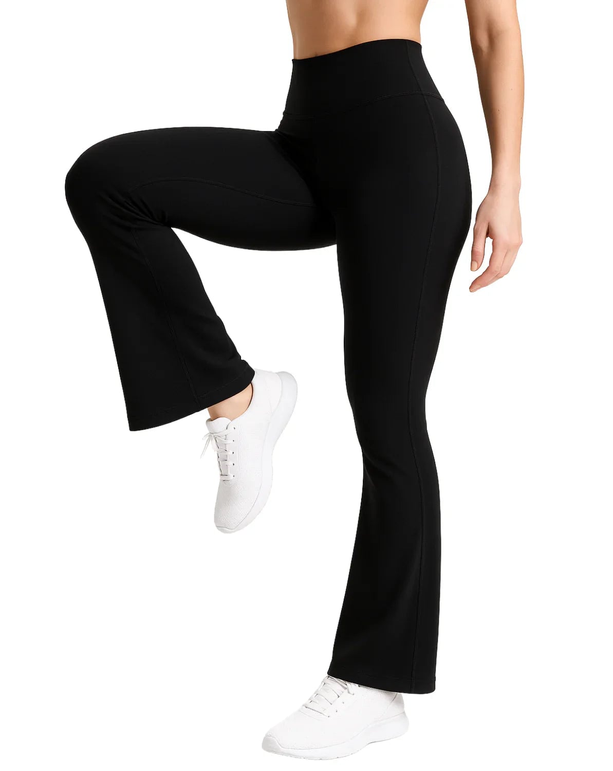 LEGGINGS DEPORTIVAS MUJER MOTION FLARE NEGRO - 4