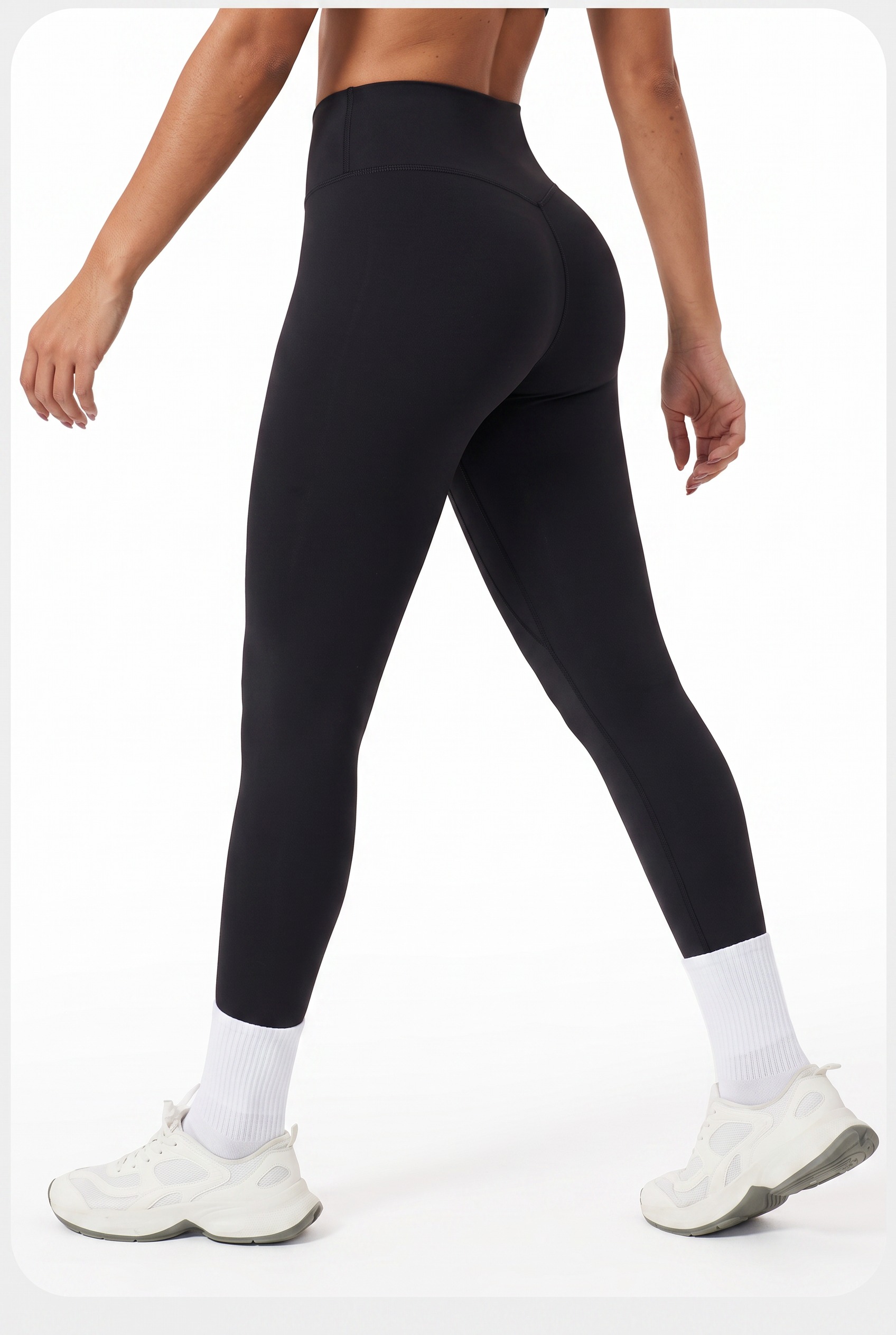 LEGGINGS DEPORTIVAS MUJER YOGA NEGRO - 1