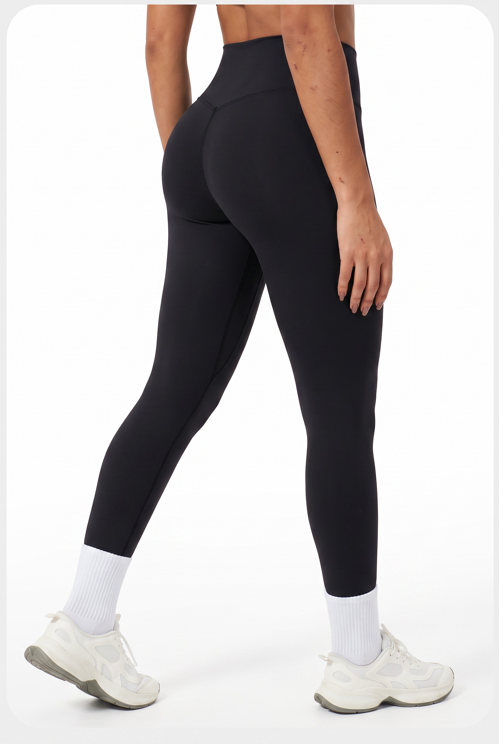 LEGGINGS DEPORTIVAS MUJER YOGA NEGRO - 4