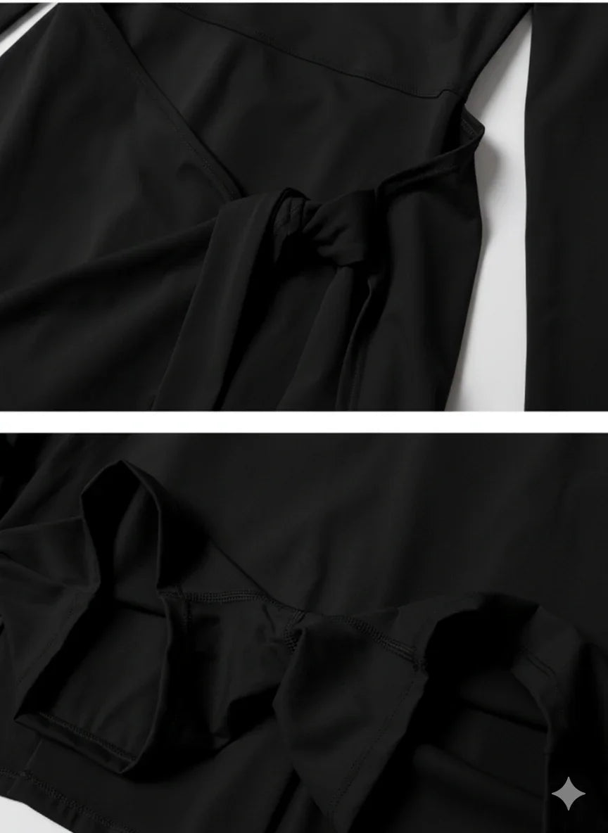 VESTIDO DEPORTIVO MUJER VITA NEGRO - 7