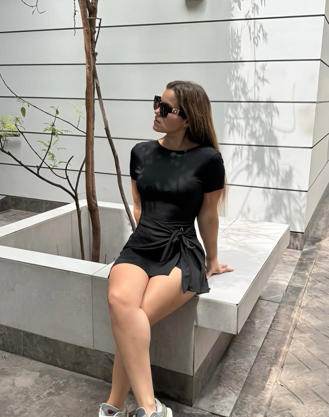 VESTIDO DEPORTIVO MUJER TENIS NEGRO - 3