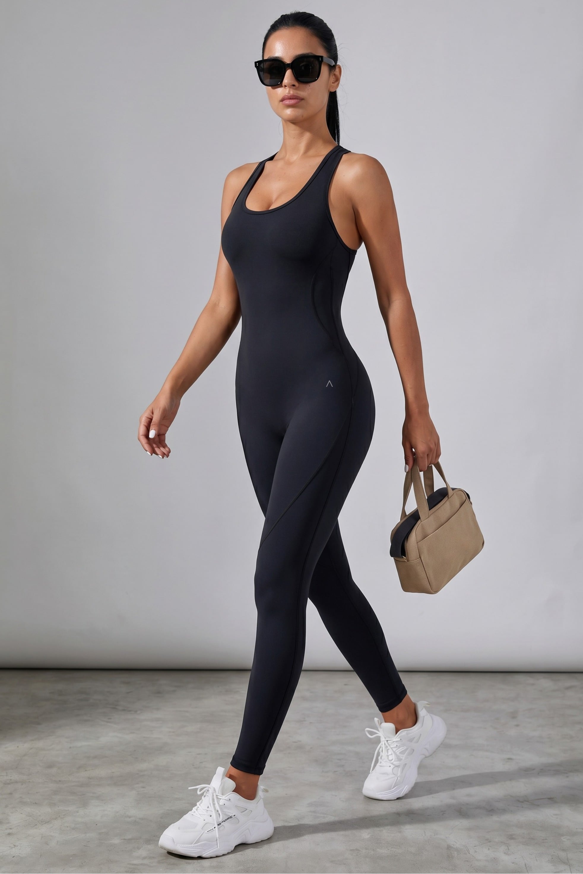 ENTERIZO DEPORTIVO MUJER DYNAMIC NEGRO - 1