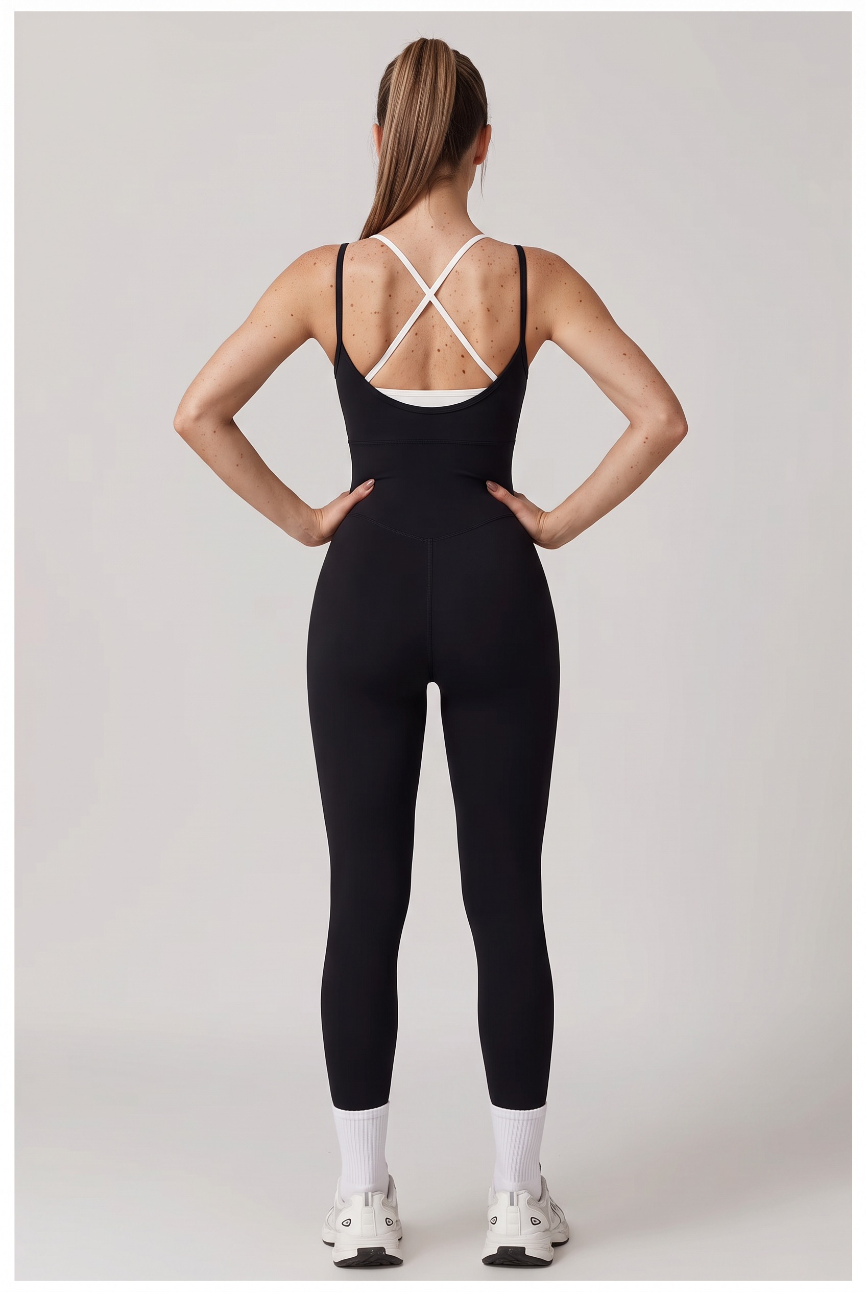 ENTERIZO DEPORTIVO MUJER REFORMER NEGRO - 4