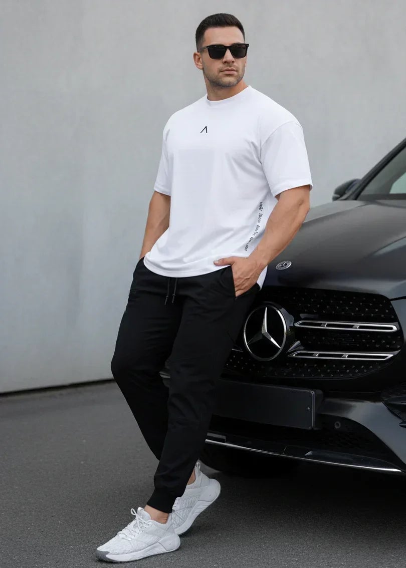 POLO DEPORTIVO HOMBRE OVERSIZE BLANCO - 2