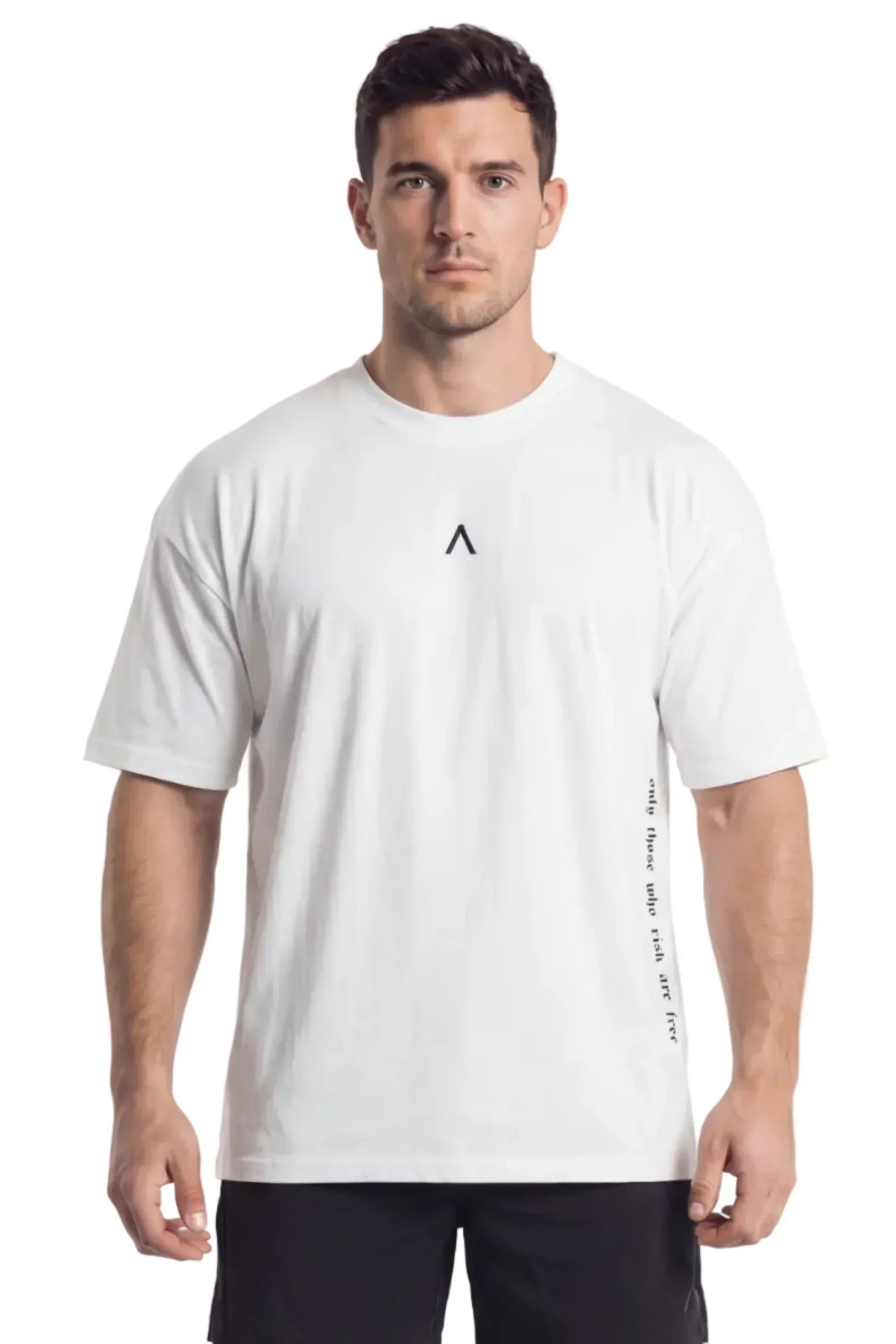 POLO DEPORTIVO HOMBRE OVERSIZE BLANCO - 3