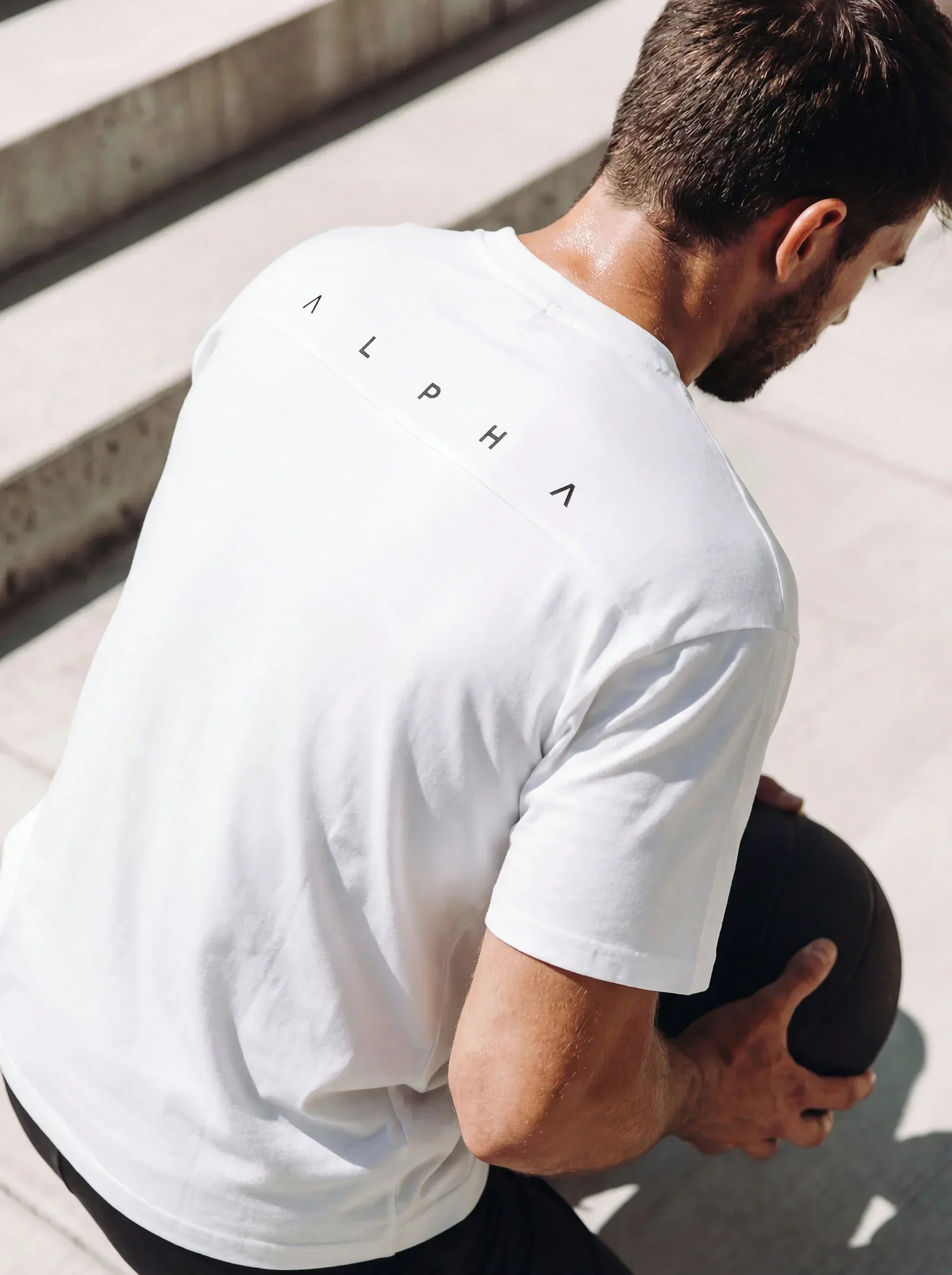 POLO DEPORTIVO HOMBRE OVERSIZE BLANCO - 4