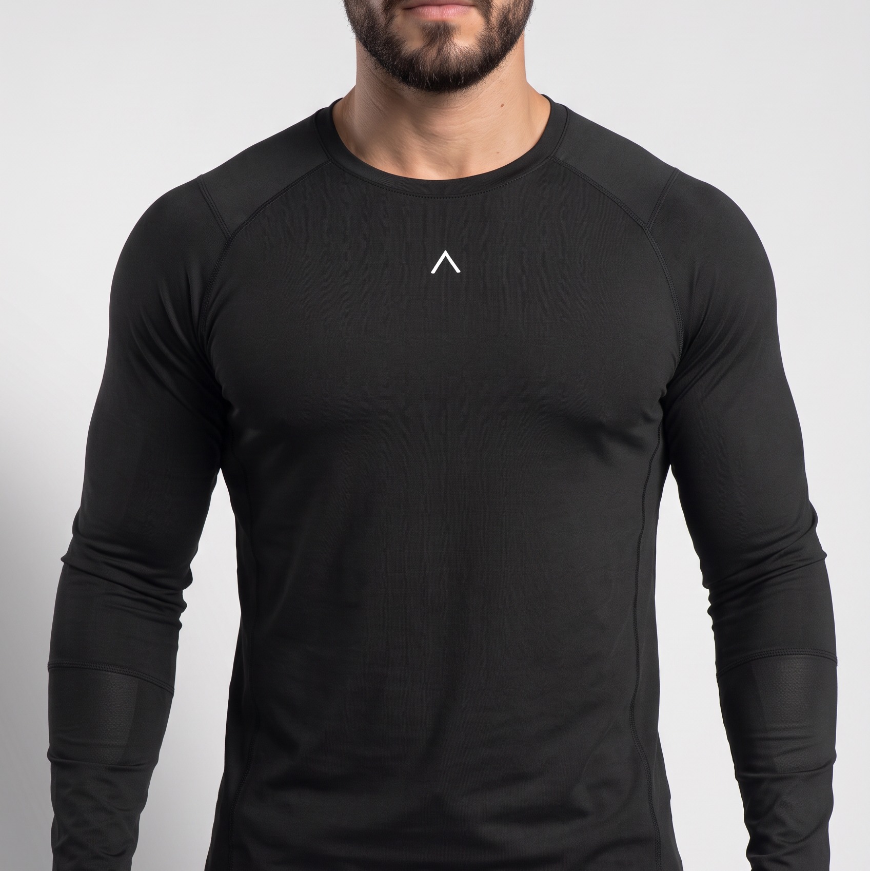 POLO MANGA LARGA DEPORTIVO HOMBRE VELOCITY NEGRO - 5