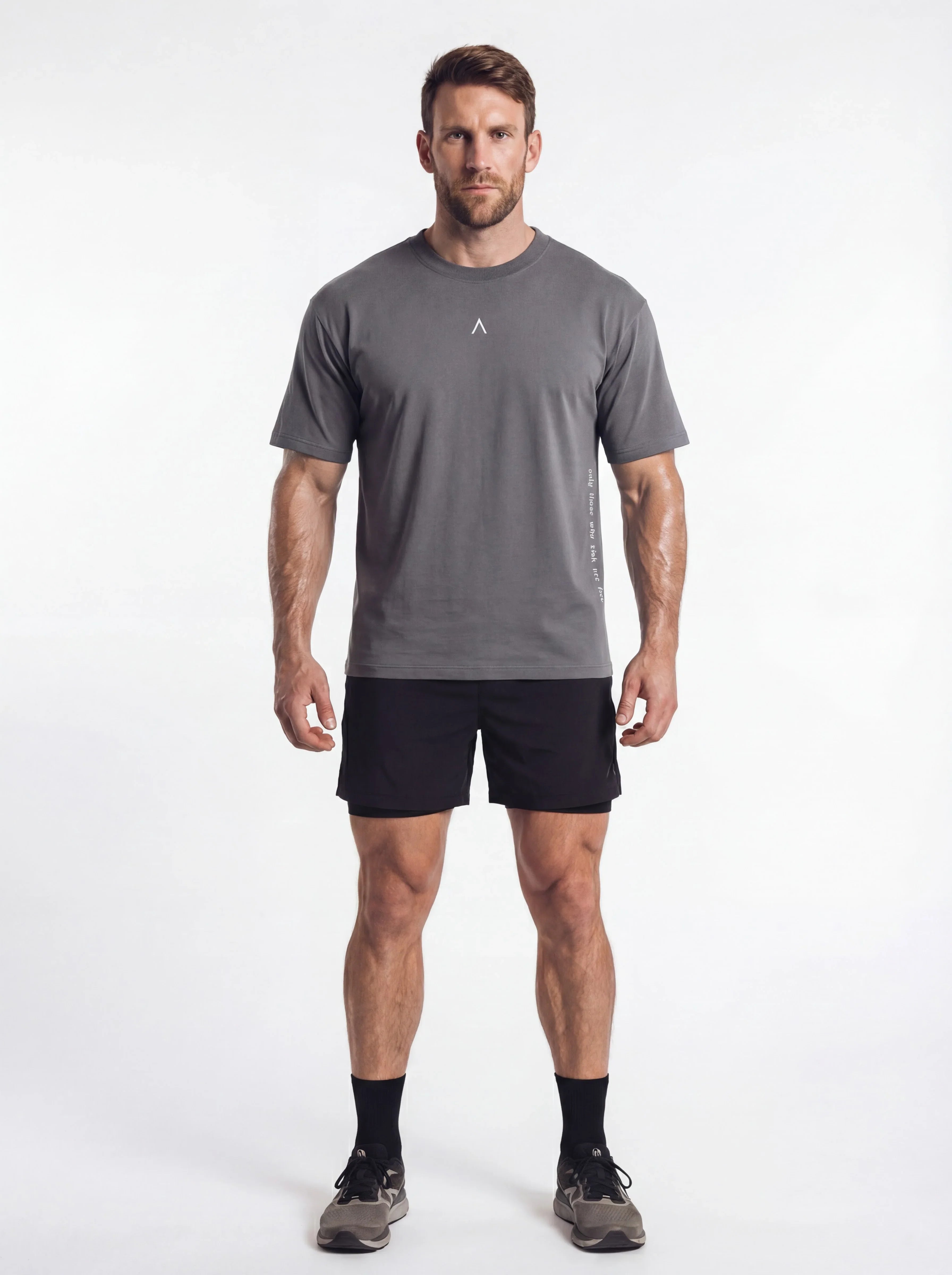 POLO DEPORTIVO HOMBRE OVERSIZE GRIS - 6