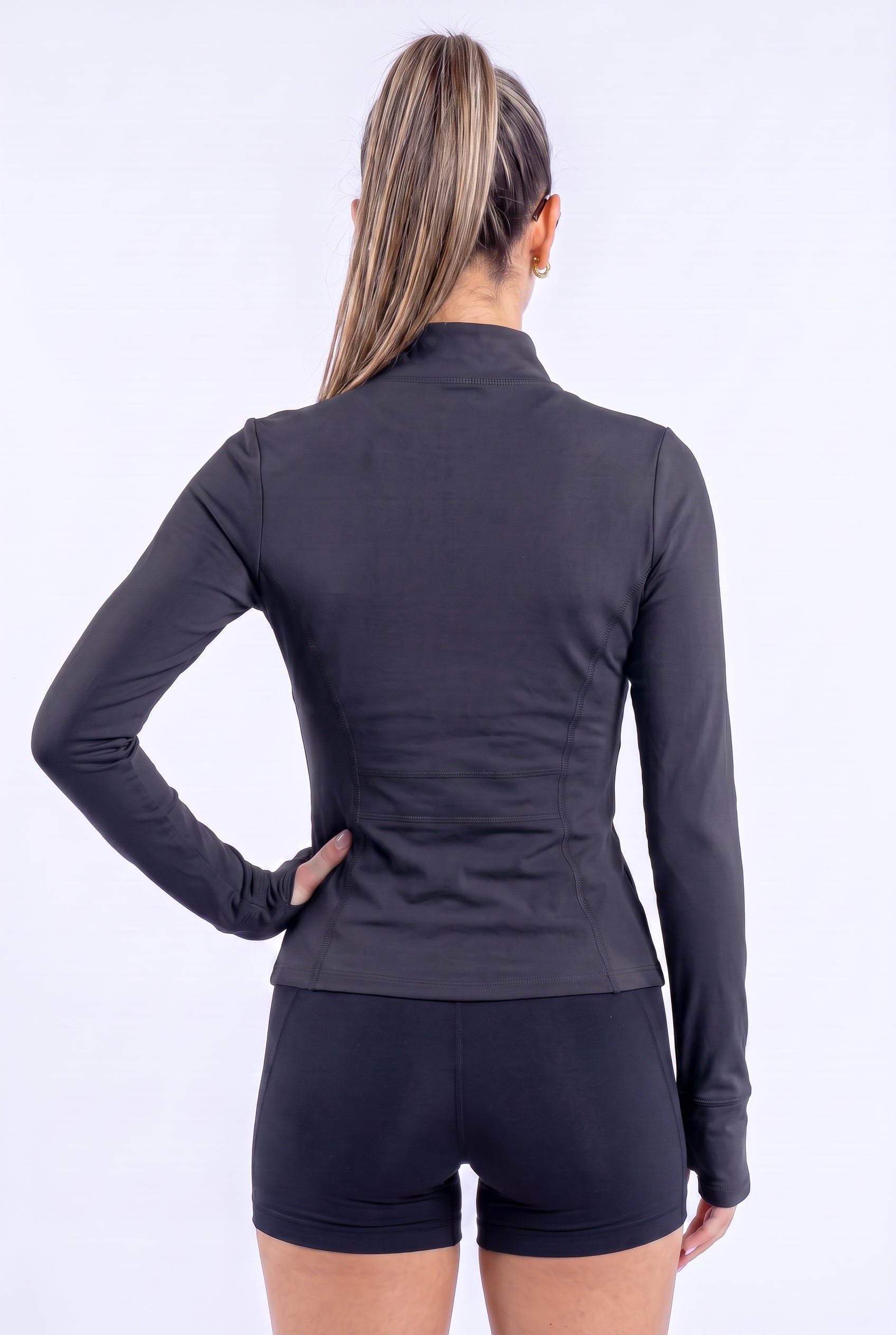 CASACA DEPORTIVA MUJER SOUL NEGRO - 3