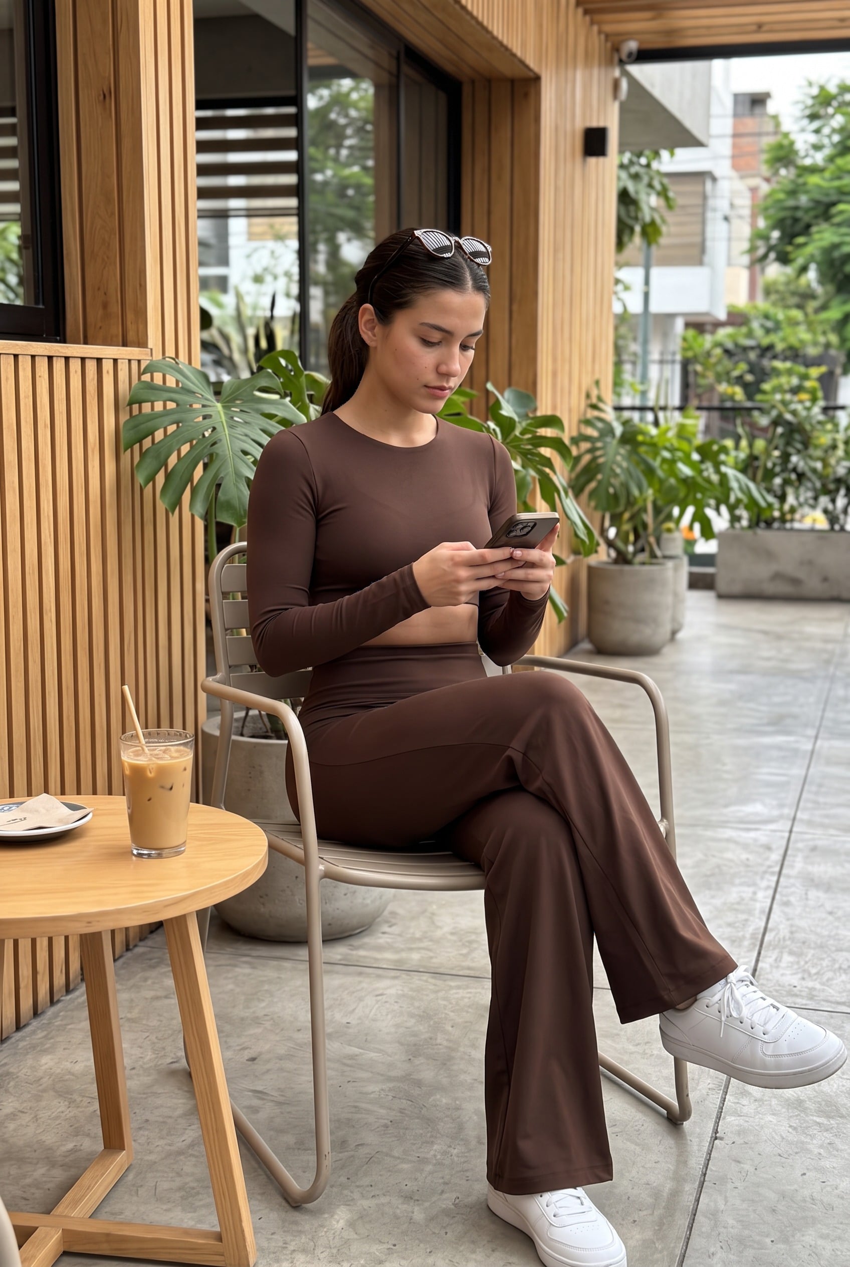 SET DEPORTIVO MUJER LOTUS COFFE - 3