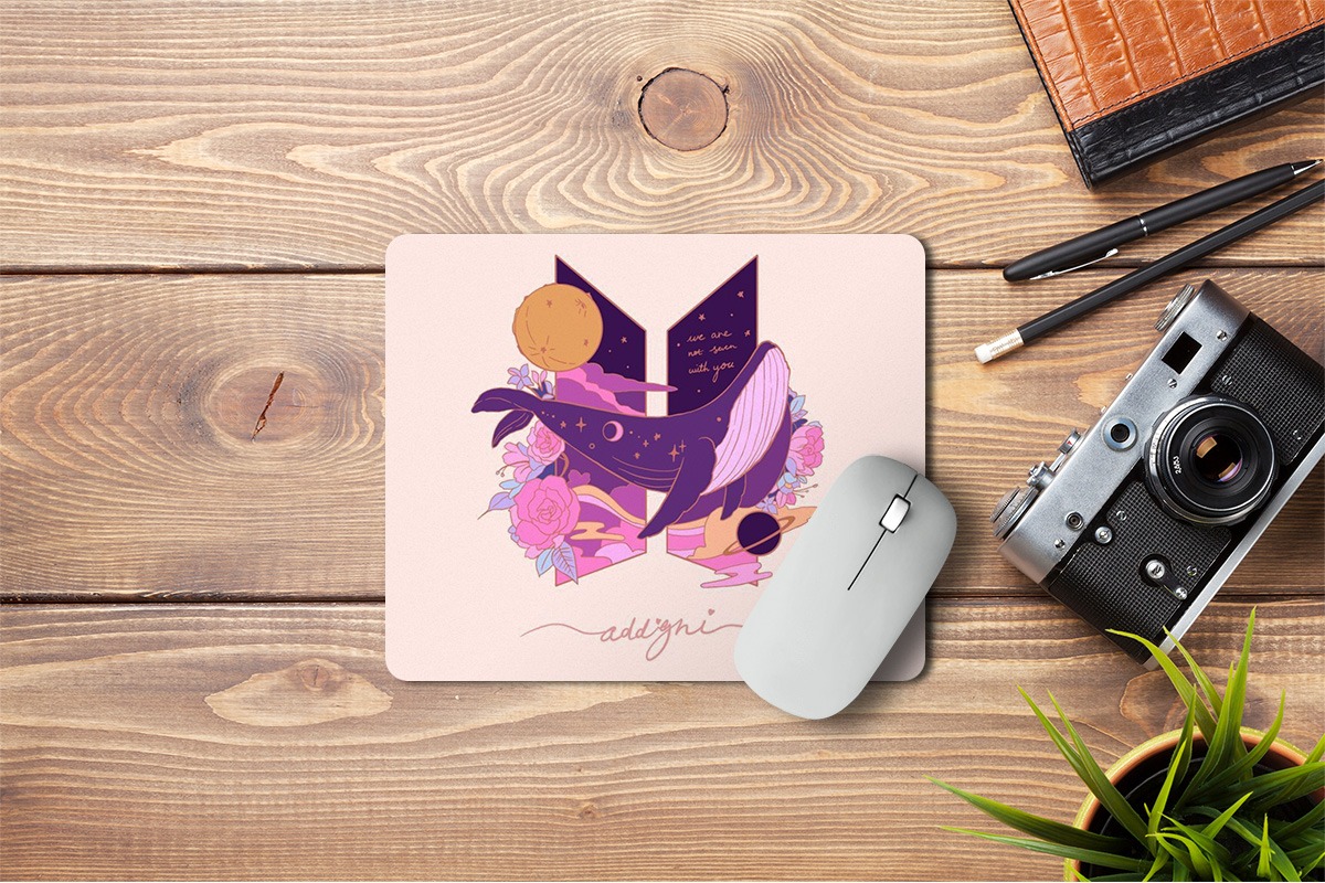 MOUSEPAD BTS LILA - 1