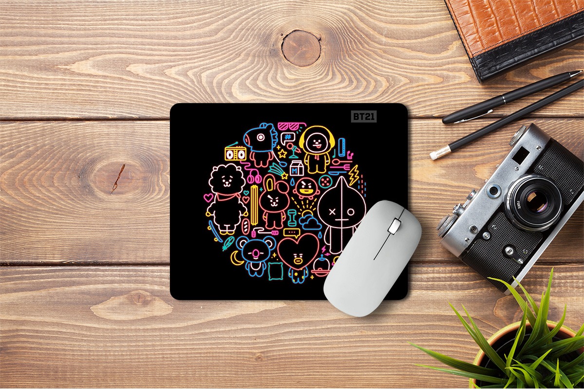 MOUSEPAD BTS NEGRO - 1